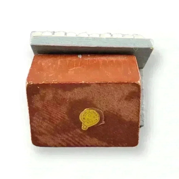 Kurt S. Adler Cranberry Station Wooden Holiday Village House Christmas Ornament - Picture 6 of 6